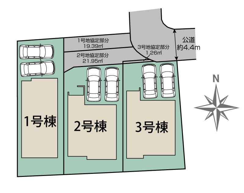 ブルーミングガーデン福岡市早良区干隈４丁目３棟の見取り図