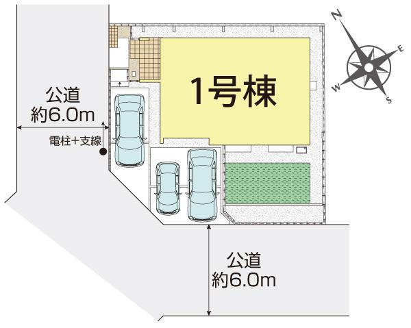 千葉市若葉区都賀の台4丁目1棟 区画図