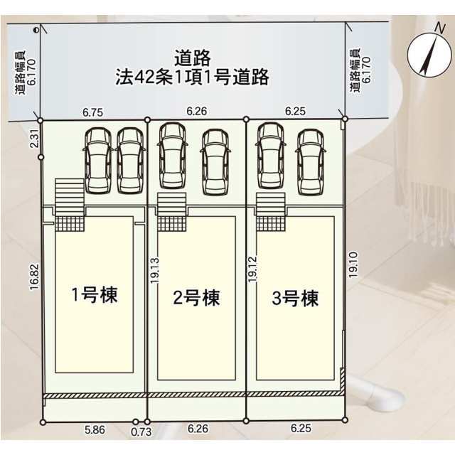 クレイドルガーデン仙台市青葉区愛子東 第7の見取り図
