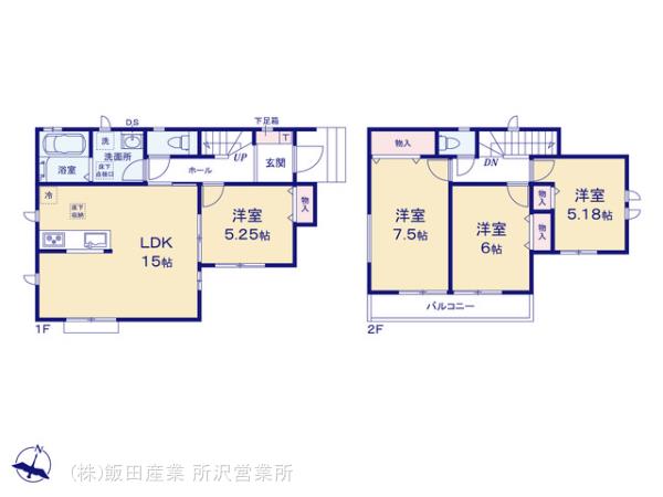 ハートフルタウン志木市中宗岡3丁目1352番の見取り図