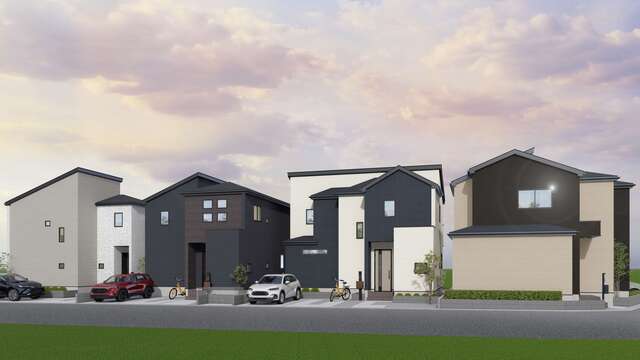 1〜４号棟ー完成予想図