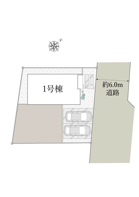 リナージュ千葉市稲毛区萩台町０１期の見取り図