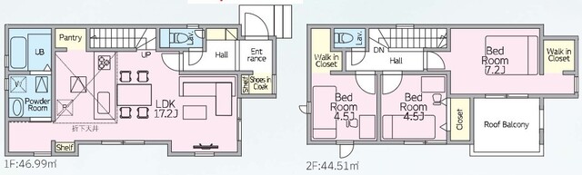 リナージュ広島佐伯区五日市町美鈴園　第２期の見取り図