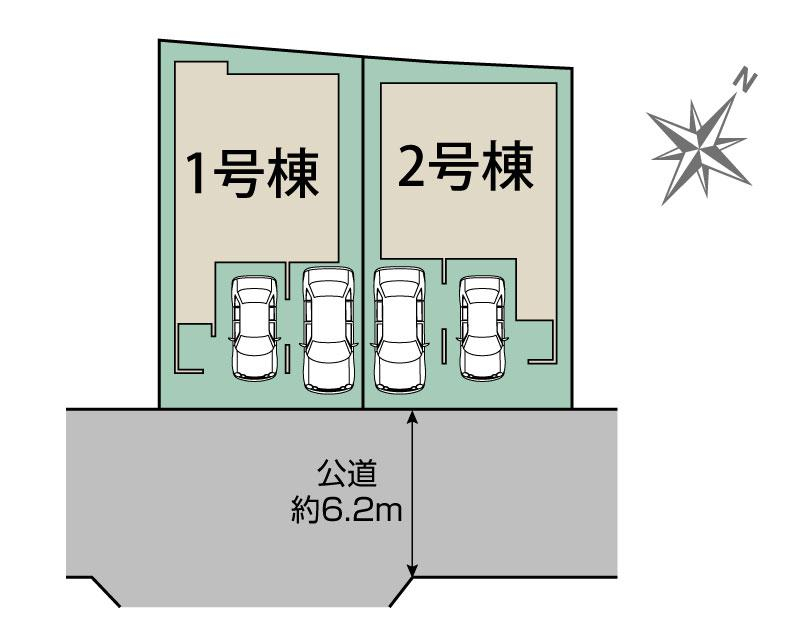 仙台市太白区東中田2丁目2棟 区画図