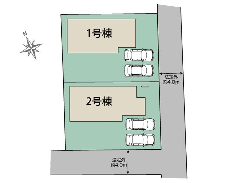 古賀市千鳥2丁目 区画図
