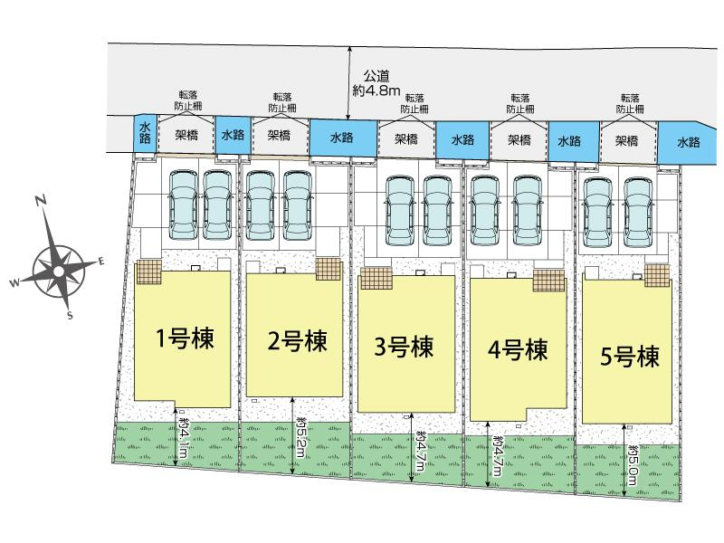 倉敷市中庄5棟 区画図