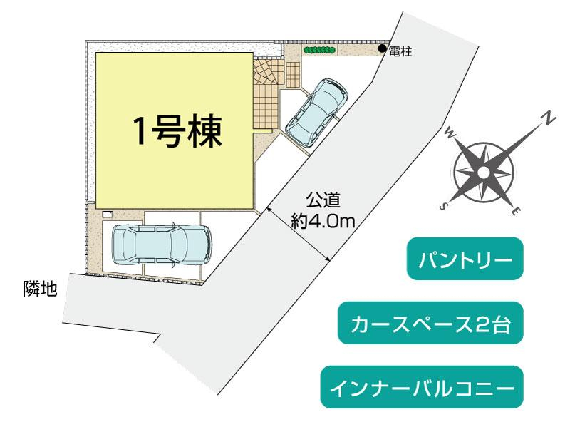 相模原市中央区上矢部2丁目1棟 区画図
