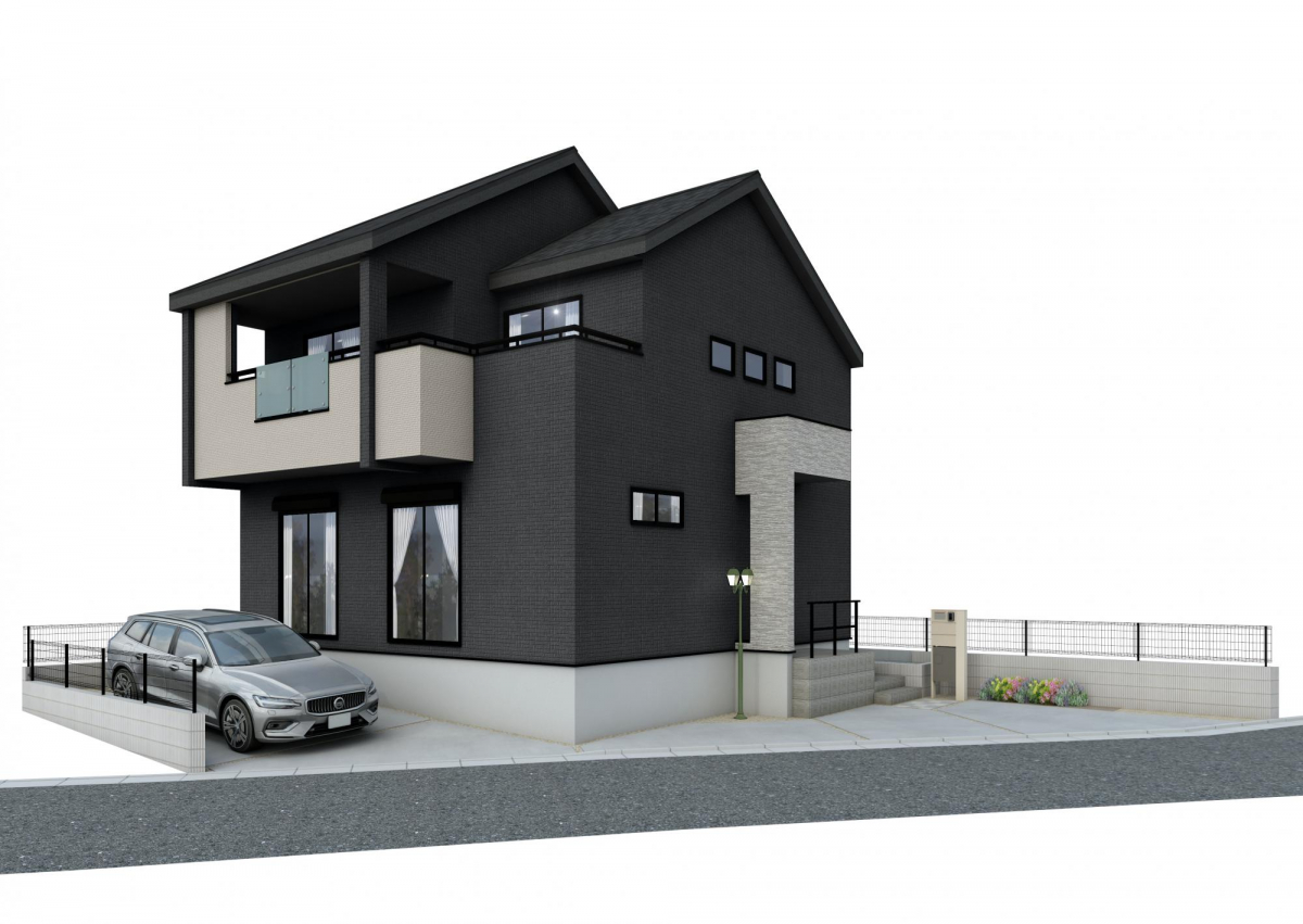 外観完成予想パース 