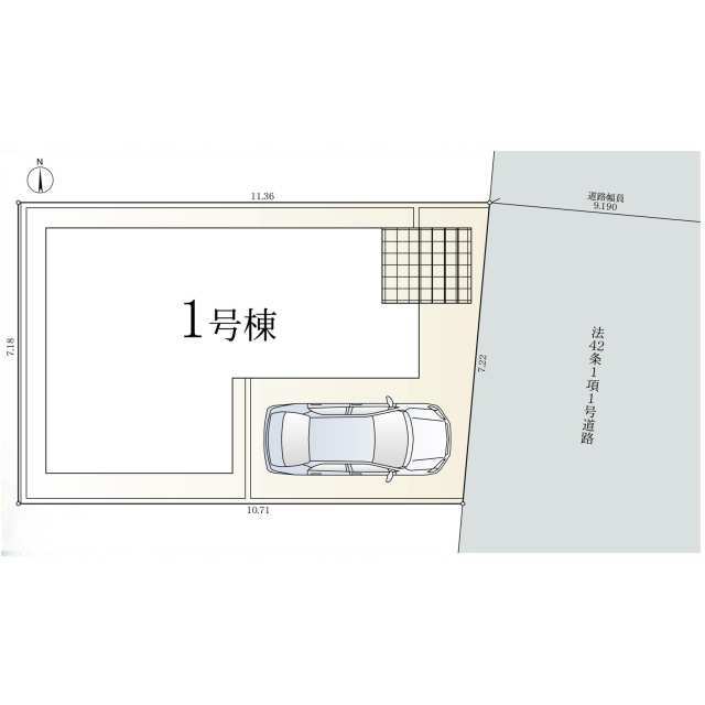 クレイドルガーデン寒川町一之宮 第55の見取り図