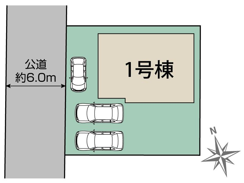 柏市酒井根3丁目1棟 区画図