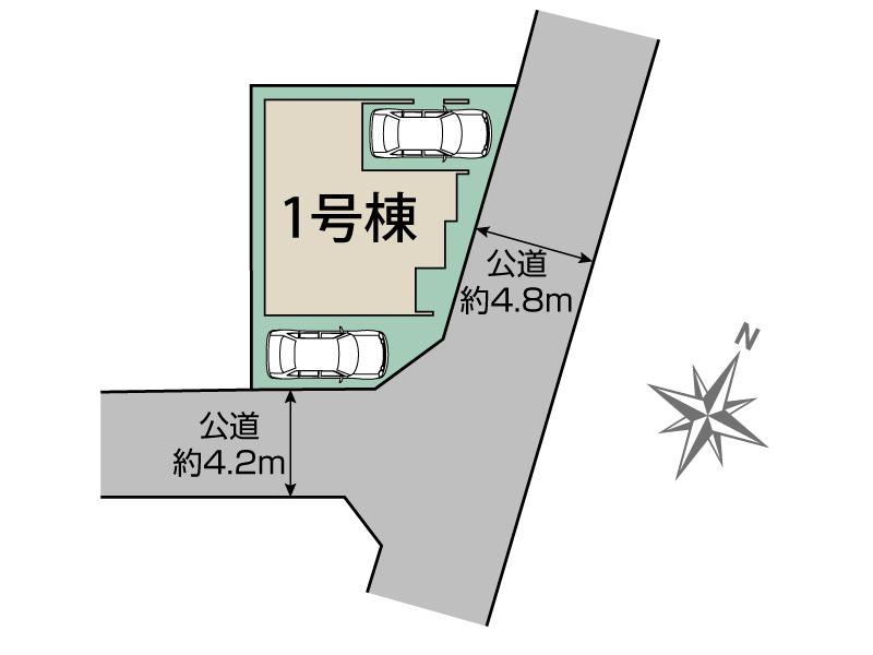 富士見市水子2期1棟 区画図