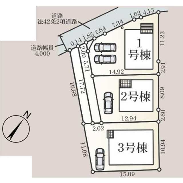 クレイドルガーデン高崎市新町 第12の見取り図