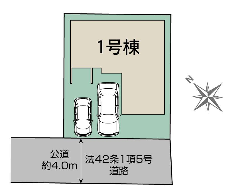 川越市旭町3丁目2期1棟 区画図