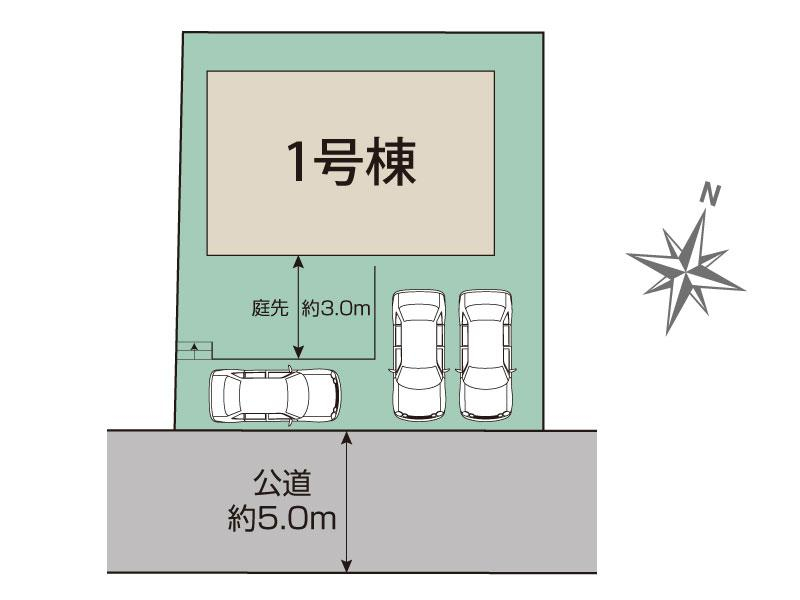 八王子市北野台2丁目1棟 区画図