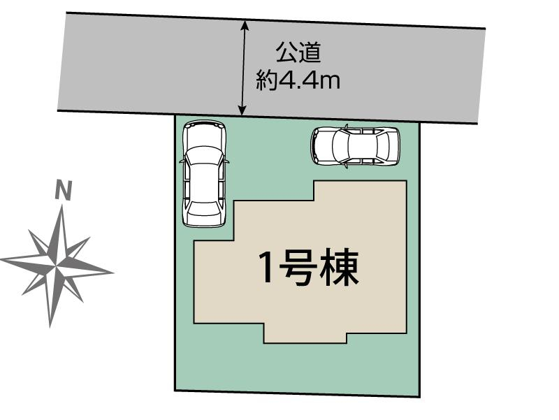 平塚市花水台1棟 区画図