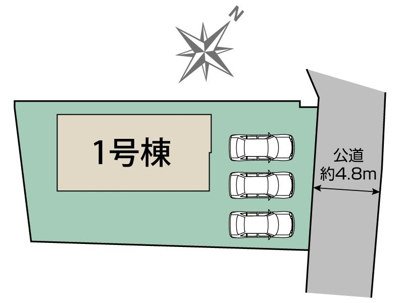 島田市阿知ケ谷2期1棟 区画図