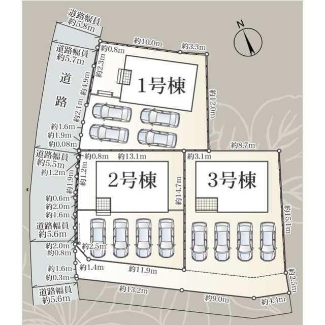 クレイドルガーデン富士市天間 第17の見取り図