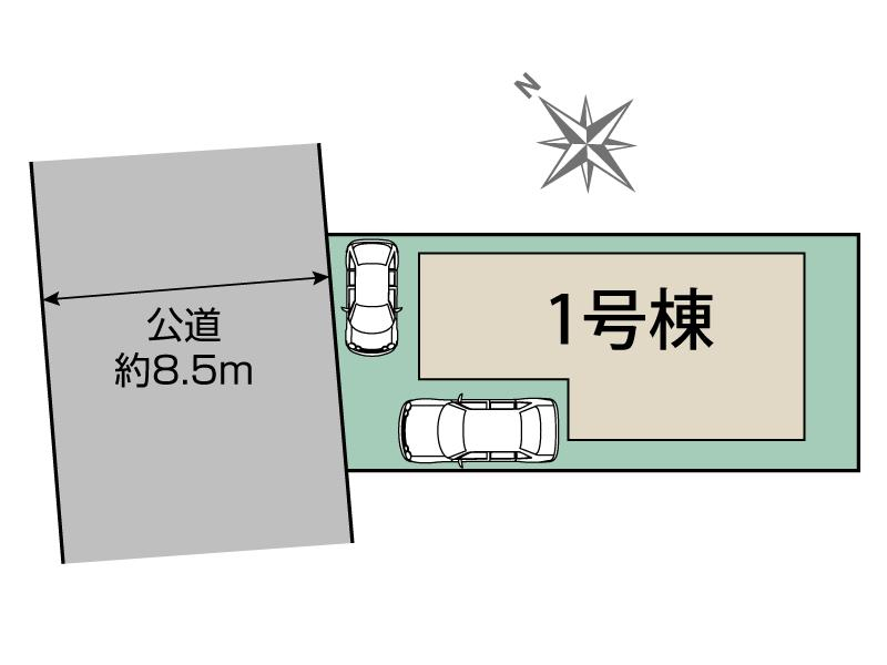 足立区古千谷本町3丁目1棟 区画図