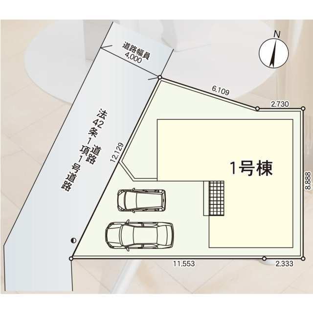 クレイドルガーデンさいたま市浦和区皇山町 第3の見取り図