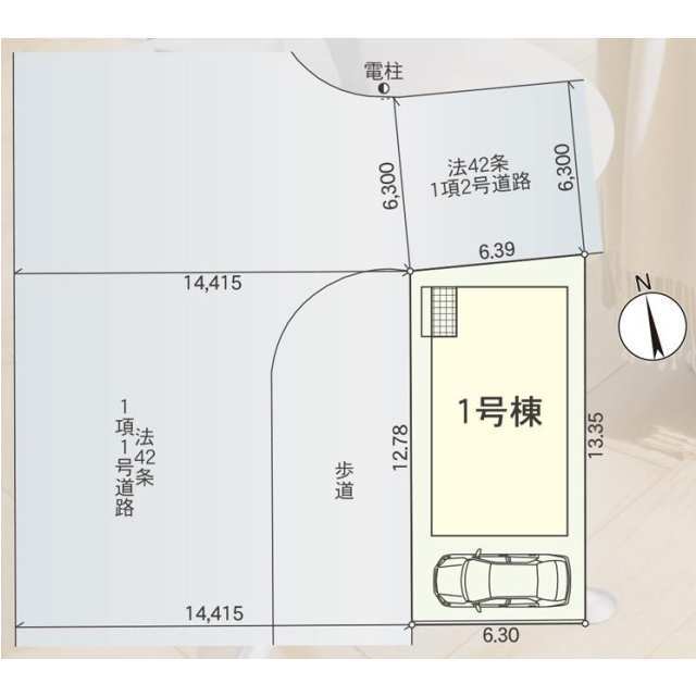 クレイドルガーデン枚方市出口 第16の見取り図