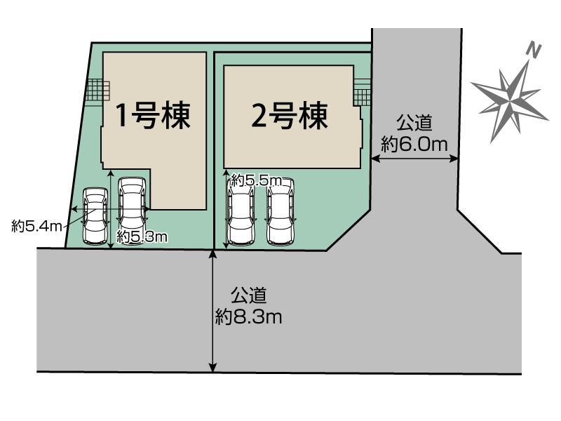 千葉市若葉区千城台東4丁目2棟 区画図