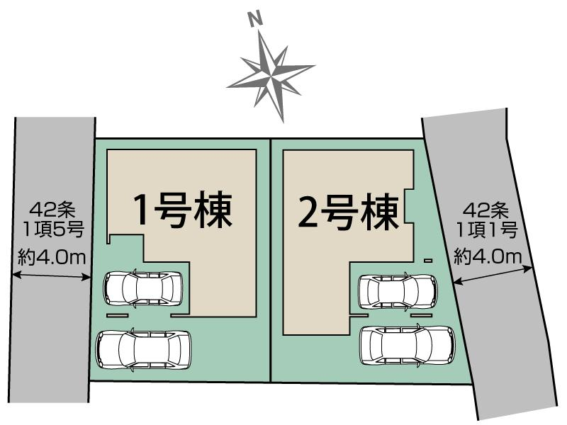 仙台市青葉区高松1丁目2棟 区画図