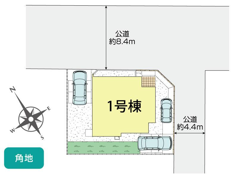 倉敷市連島町鶴新田1棟 区画図