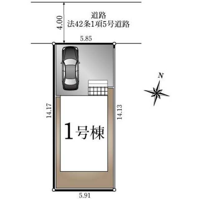 クレイドルガーデン西東京市谷戸町 第3の見取り図