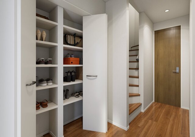 お持ちの家具の配置を考えると洋室のお部屋が暮らしやすいという方に（1号棟）完成予想図