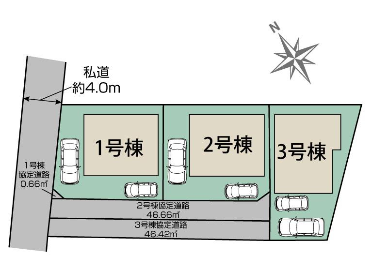 千葉市緑区誉田町2丁目3棟 区画図