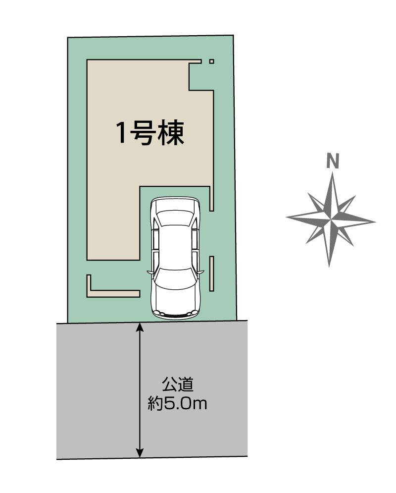 尼崎市稲葉荘1丁目1棟 区画図