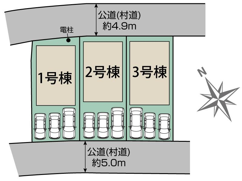 読谷村波平2期3棟 区画図