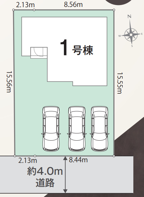 リナージュネクスジー藤沢市長後０１期の見取り図