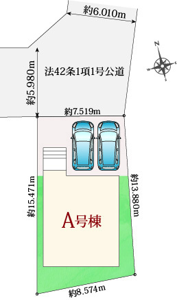 ハートフルタウン浜松市中央区和合北四丁目315番の見取り図