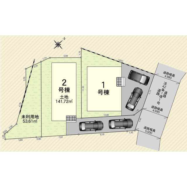 クレイドルガーデン秦野市北矢名 第15の見取り図