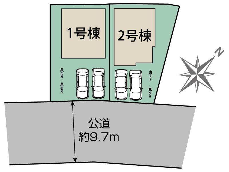 相模原市南区若松3丁目2棟 区画図