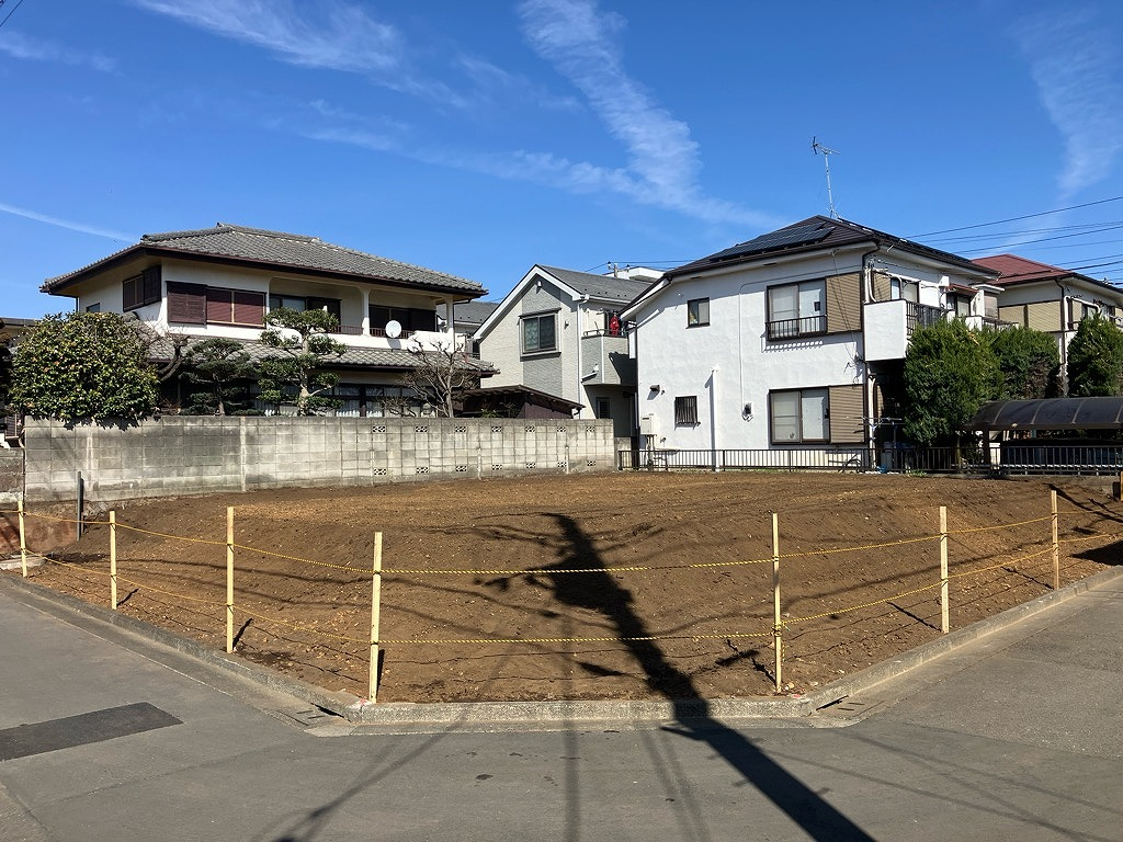 販売現地写真（2026年4月撮影） 建築前です