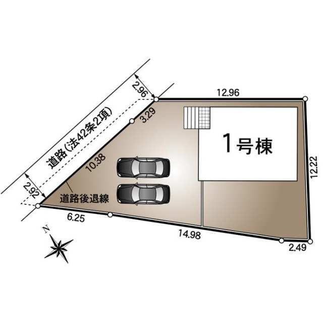 クレイドルガーデン碧南市志貴町 第1の見取り図