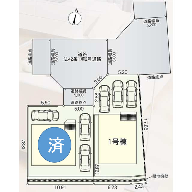 クレイドルガーデン厚木市関口 第18の見取り図