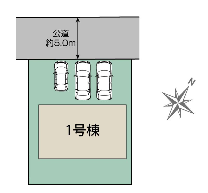 ブルーミングガーデン千葉市稲毛区園生町１棟の見取り図