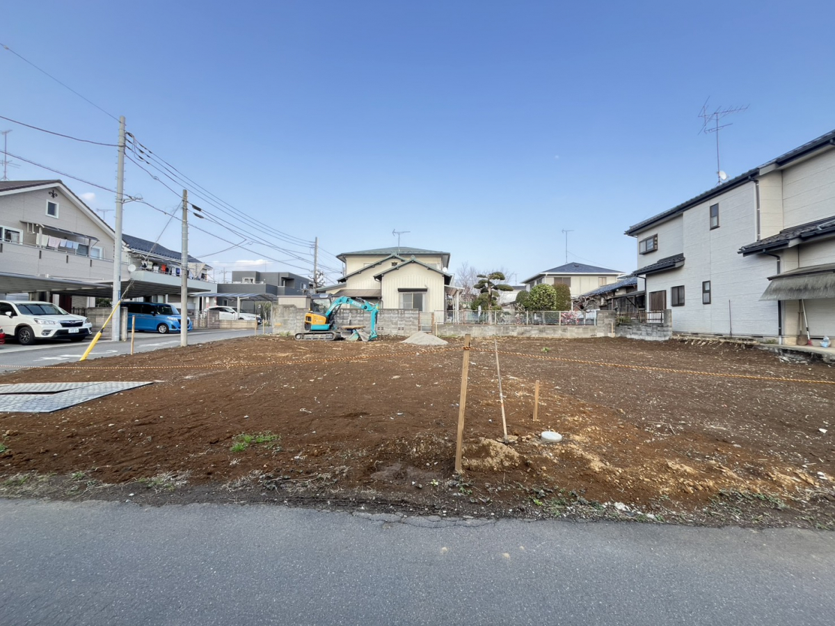 販売現地【2026/3/28撮影】 蓮田駅まで徒歩9分の好立地