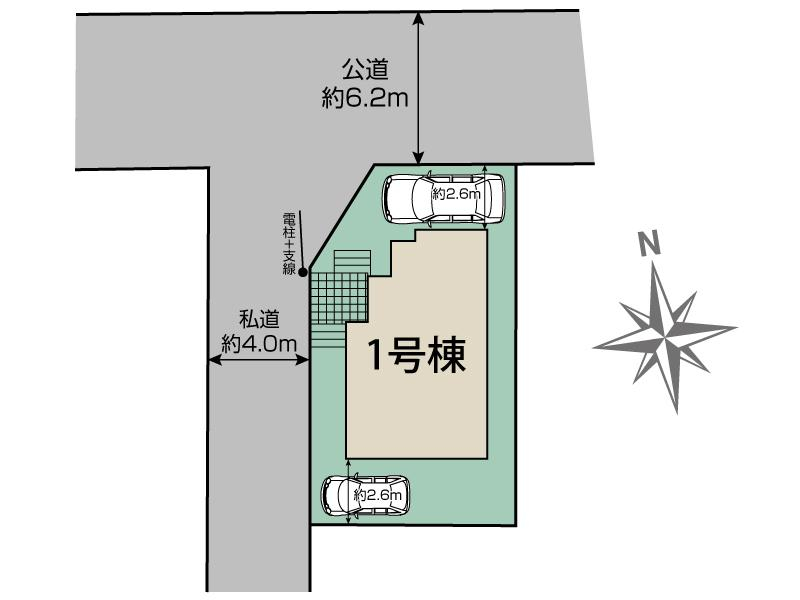 船橋市夏見台6丁目1棟 区画図