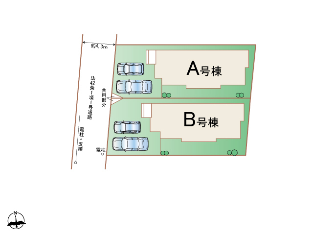 ハートフルタウン自由ｹ丘13番の見取り図