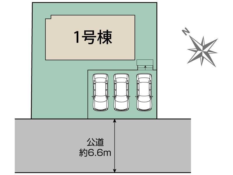 仙台市太白区青山2丁目1棟 区画図