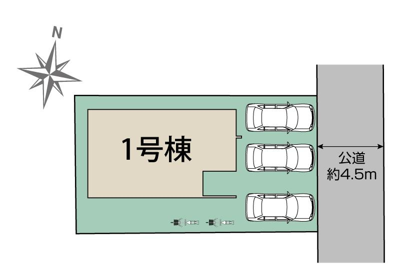 安芸郡府中町柳ヶ丘2期1棟 区画図