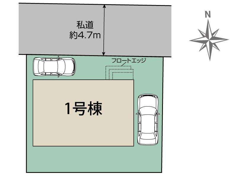 柏市南増尾6丁目2期1棟 区画図