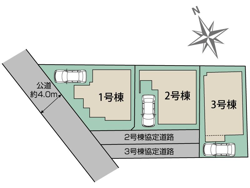調布市調布ケ丘4丁目3棟 区画図