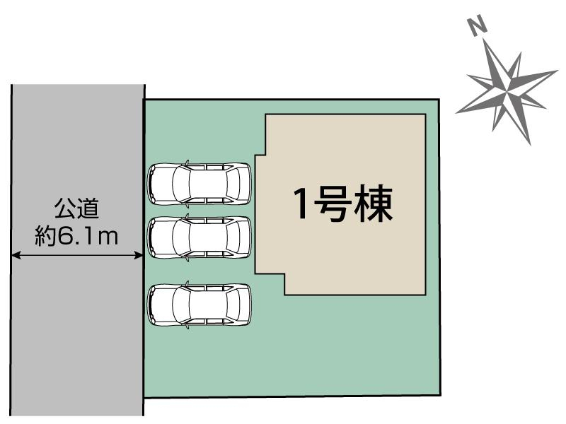 福島市道前1棟 区画図