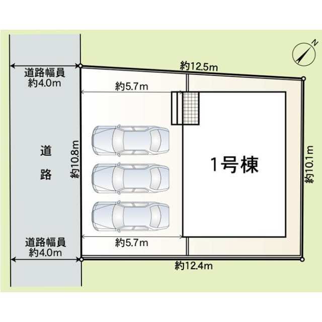 クレイドルガーデン今治市南高下町 第1の見取り図