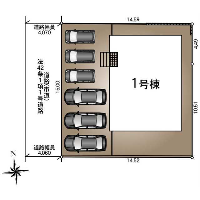 クレイドルガーデン鹿児島市西坂元町 第4の見取り図